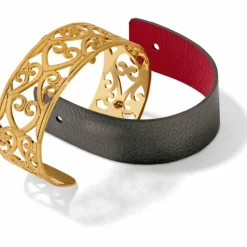 Brighton Christo Madrid Narrow Cuff Bracelet Set Gold-Pewter Online