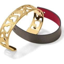 Brighton Christo Venice Slim Cuff Bracelet Set Gold-Pewter Online