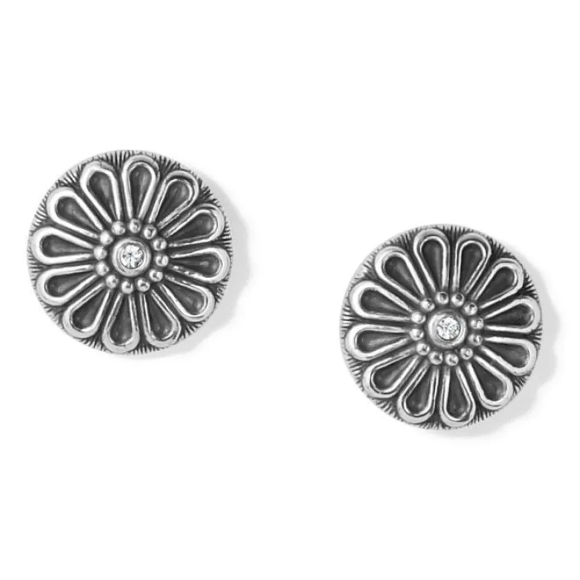 Brighton Clara Flower Mini Post Earrings Silver Online