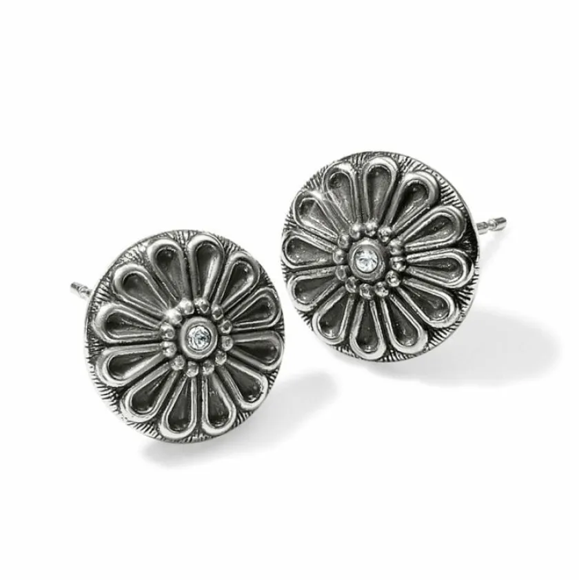Brighton Clara Flower Mini Post Earrings Silver Online