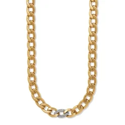 Brighton Cleo Pave Link Necklace Best