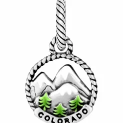 Brighton Colorado Charm Silver-Green Clearance