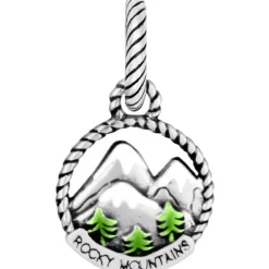 Brighton Colorado Charm Silver-Green Clearance