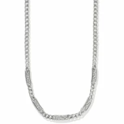 Brighton Colormix Block Necklace Silver-Multi Hot