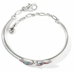 Brighton Colormix Butterfly Bar Bracelet Silver-Multi Clearance