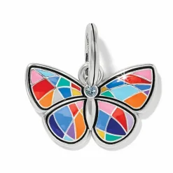 Brighton Colormix Butterfly Charm Silver-Multi Best