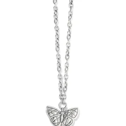 Brighton Colormix Butterfly Ring Necklace Silver-Multi Fashion