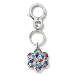 Brighton Colormix Flower Handbag Fob Silver-Multi Sale