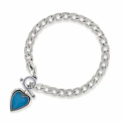 Brighton Colormix Heart Bracelet Silver-Multi New