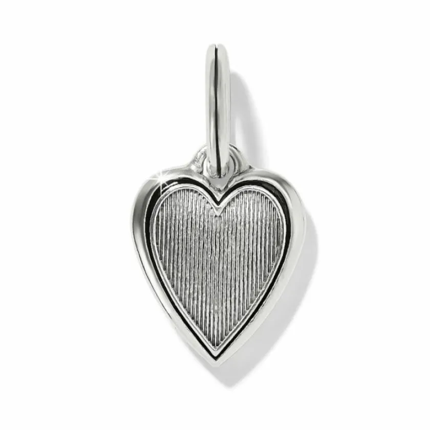 Brighton Colormix Heart Charm Silver-Multi Clearance