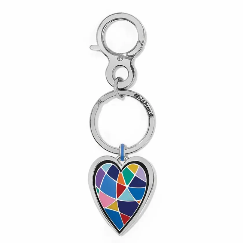 Brighton Colormix Heart Handbag Fob Multi Sale
