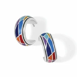Brighton Colormix Hoop Earrings Silver-Multi Best