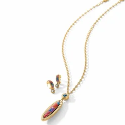 Brighton Colormix Jewel Mid Necklace Gold-Multi Sale