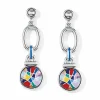 Brighton Colormix Post Earrings Silver-Multi Sale