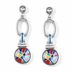 Brighton Colormix Post Earrings Silver-Multi Sale