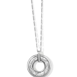 Brighton Colormix Reversible Necklace Silver-Multi Clearance