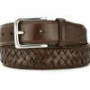 Brighton Concord Laced Belt DarkBrown Discount