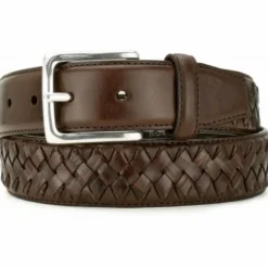 Brighton Concord Laced Belt DarkBrown Discount