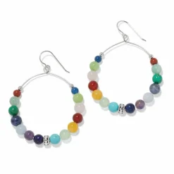 Brighton Contempo Confetti French Wire Earrings Silver-Multi Discount