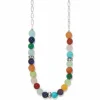 Brighton Contempo Confetti Necklace Silver-Multi Outlet