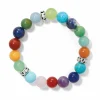 Brighton Contempo Confetti Stretch Bracelet Silver-Multi Discount