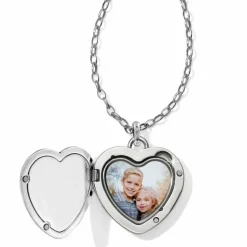 Brighton Contempo Convertible Locket Necklace Silver Best