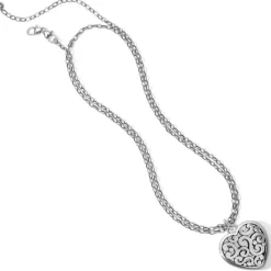 Brighton Contempo Convertible Locket Necklace Silver Best