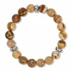 Brighton Contempo Desert Sky Sand Stretch Bracelet Cream Fashion