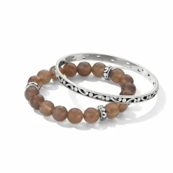 Brighton Contempo Desert Sky Storm Stretch Bracelet Gray New