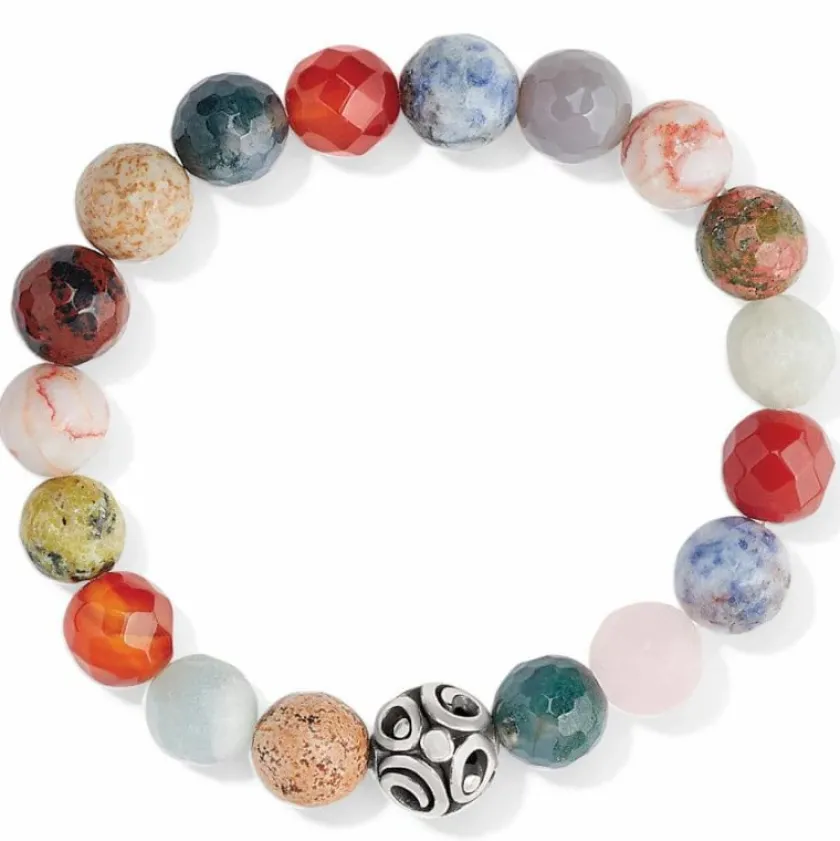 Brighton Contempo Desert Sky Stretch Bracelet Silver-Multi Sale