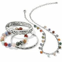 Brighton Contempo Desert Sky Stretch Bracelet Silver-Multi Sale