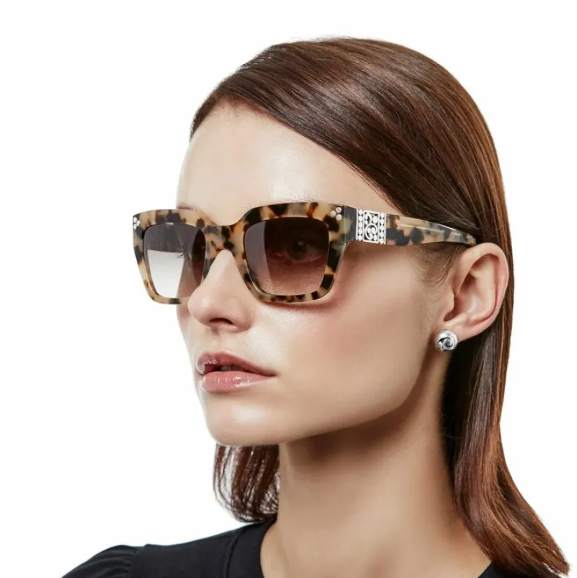 Brighton Contempo Dot Sunglasses Silver-Tortoise Discount