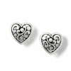 Brighton Contempo Heart Post Earrings Best