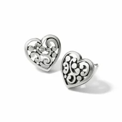 Brighton Contempo Heart Post Earrings Best