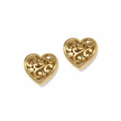 Brighton Contempo Heart Post Earrings Best