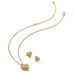 Brighton Contempo Heart Post Earrings Best