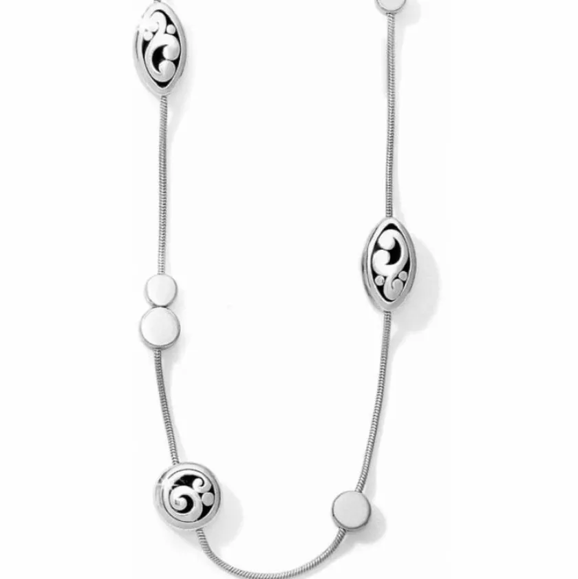 Brighton Contempo Long Necklace Silver Best