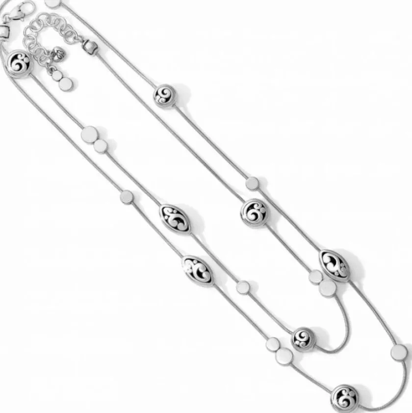 Brighton Contempo Long Necklace Silver Best