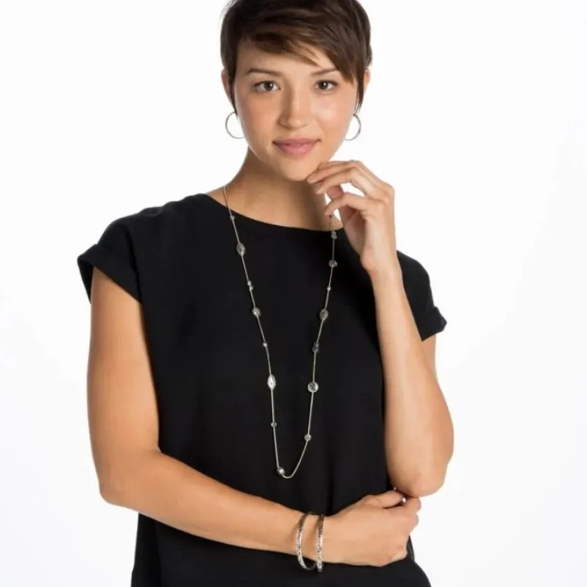 Brighton Contempo Long Necklace Silver Best