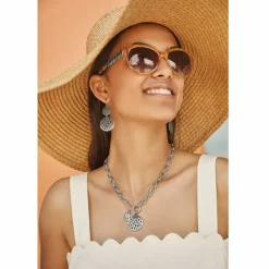 Brighton Contempo Medallion Duo French Wire Earrings Sale