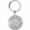 Brighton Contempo Medallion Key Fob Silver Sale