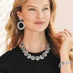 Brighton Contempo Moda Necklace Silver New
