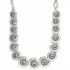 Brighton Contempo Moda Swirl Necklace Silver Sale