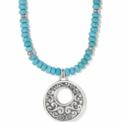Brighton Contempo Nuevo Azul Necklace Silver Hot