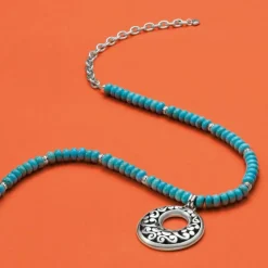 Brighton Contempo Nuevo Azul Necklace Silver Hot