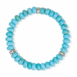 Brighton Contempo Nuevo Azul Stretch Bracelet Silver Online
