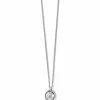 Brighton Contempo Nuevo Petite Dome Necklace Silver New