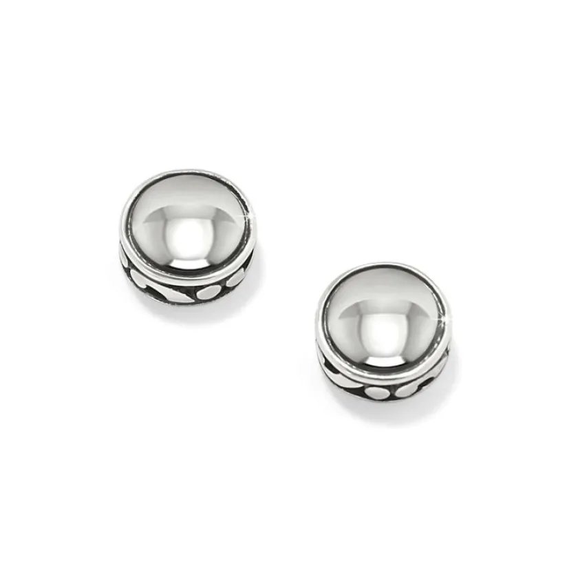 Brighton Contempo Nuevo Post Earrings Silver Outlet