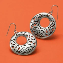 Brighton Contempo Nuevo Ring French Wire Earrings Silver Sale
