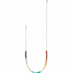 Brighton Contempo Ombre Necklace Silver-Multi Hot